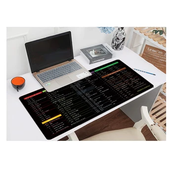 Engleză Taste de comenzi rapide Mouse Pad Mare Deskpad Gaming Birou Saltele pentru Office Acasă Tastatura PC-ului de Calculator Mousepad Mat 80*30cm