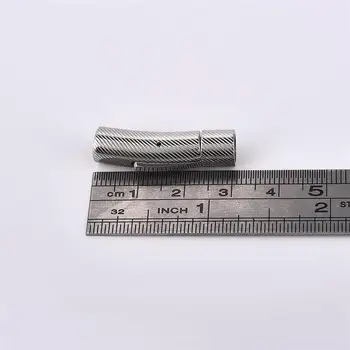 2 Seturi Handmade Lucios Rotund Închizătoare Magnetică Magnet din Otel Inoxidabil Catarama DIY Brățară din Piele Accesorii Bijuterii Pentru Barbati