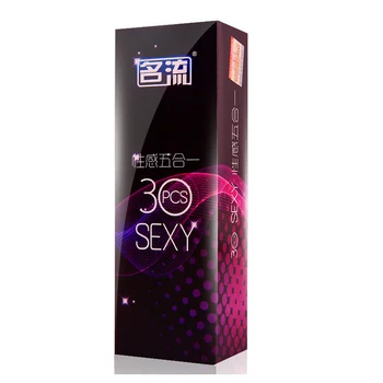 Mingliu 30buc 5 Tipuri Într-Un singur Ultra Subtire Prezervative Sexy Latex Puncte Plăcere Cauciuc Natural Absolvă Contraceptie de sex Masculin Penisului Maneca
