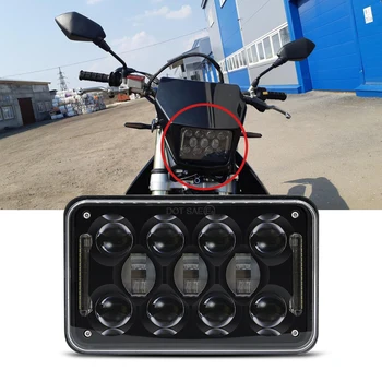 Motocicleta Lampa Pentru Honda XR650 XR250 XR400 Suzuki DRZ LED Sigilat Faruri 4X6 60W Chrome