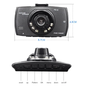 Camera auto Full HD 1080P 2.7