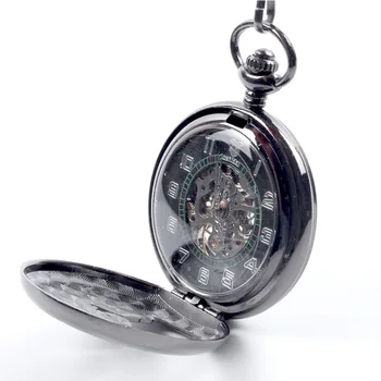 Accesorii Retro Phoenix Mecanice Ceas de Buzunar automat semi-automat mechanical ceas Roman digital dial watch en-gros
