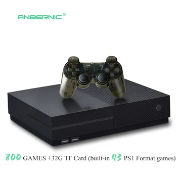 ANBERNIC PS1 Video Jocuri Retro 64Bit TV HD 4k de 800 de jocuri, consolă X-PRO 32G TF familt cadou de console de jocuri video pentru xbox