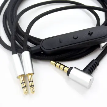 Înlocuire Cablu Căști pentru Republica sol Master Piese HD V8 V10 V12 X3 Căști de 3,5 mm la 2,5 mm Audio cablu cu microfon Telefon