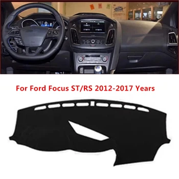 SJ Auto Interioare Auto tabloul de Bord Acoperi Dashmat Pad Covor parasolar Bord Capacul se Potrivesc Pentru FORD Focus ST RS 2012 2013 15-2017