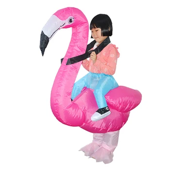Amuzant Carnaval, Cosplay Flamingo Gonflabile Costume Costum De Halloween Pentru Adulti Barbati Femei Unisex Rochie De Petrecere Cu Costume Gonflabile