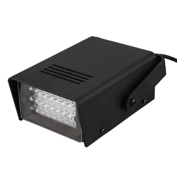 Mini LED Stroboscop, Stroboscop Blitzer Lumină Albă Efectul AC 100-240V Disco Etapă