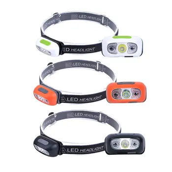 USB Faruri Led Noapte FishingFlashlight Faruri Impermeabil cu Bandă de susținere pentru Camping în aer liber Ciclism Funcționare Pescuit