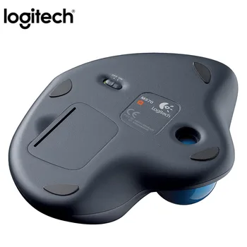 Original Logitech M570 2.4 Ghz Wireless Mouse Trackball Ergonomic Vertical De Desen Profesionale Cu Laser Soareci Pentru Win10/8/7