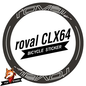 700C 64mm janta roata autocolant Drum disc de frână pentru biciclete autocolante ciclu reflectorizante roțile decal pentru R0VAL CLX64