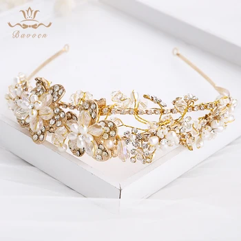 Europene Cristal Princess Brides Benzi De Coroane De Flori Bridals Bentițe Headpieces Rochie De Mireasa Accesorii