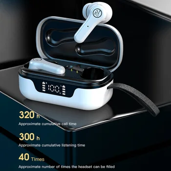 ANC Pro Bluetooth V5.1 Wireless Headset rezistent la apa, cu Active de Reducere a Zgomotului