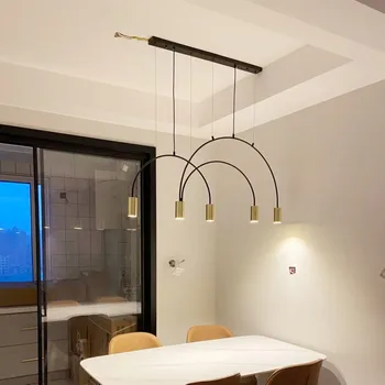 Nordic Designer De Lumini Pandantiv Cu Led-Uri Moderne Fier Hanglamp Pentru Dormitor, Sufragerie, Bar Decor Atenției Acasă Suspendarea Corpurilor De Iluminat