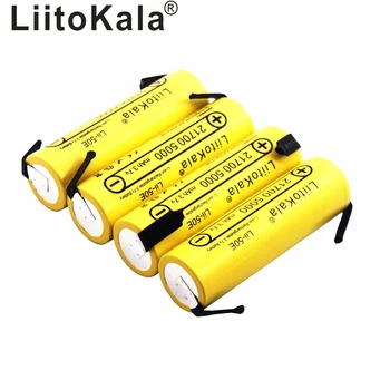 LiitoKala 21700 5000mA Baterie Li-ion lii-50E-N 3.7 V Descărcători 35A baterie E-instrumente baterie