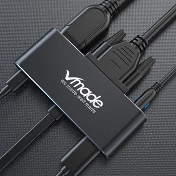 Vmade 5 in 1 C HUB USB Tip C La PD Port UDB 3.0 HDMI Adaptor Dock Pentru Samsung S8 Plus / MacBook Pro / Chrombook Convertor USB