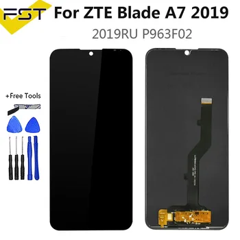 Negru 6.09 inch Pentru ZTE Blade A7 2019 P963F02 Display LCD Si Touch Screen Digitizer Ansamblul Senzorului Cu Instrumente Pentru ZTE A7 LCD