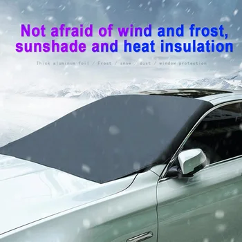 Parasolar Auto Magnetic Protector Cu Marginile Portabil Reutilizabile Styling Capac Parbriz Anti UV care reflectă Căldură în aer liber, Universal