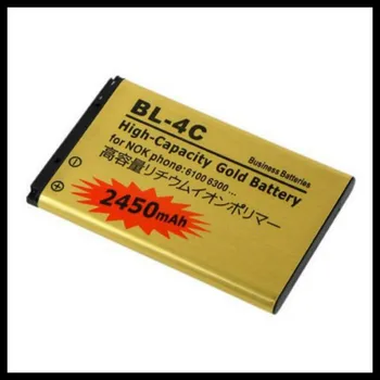 Capacitate mare de Aur 4C BL-4C Telefon Mobil Baterie pentru Nokia 1202 1265 1325 1506 1508 1661 1706 2220s 2228 ACUMULATOR BL-4C BL4C