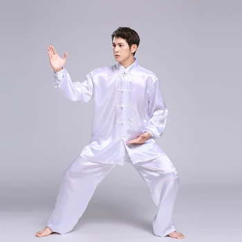 De Vânzare La Cald Bărbați Femei Wushu Uniformă De Performanță Etapă Îmbrăcăminte Tai Chi Kung Fu Costume De Taijiquan Practica De Performanță Purta