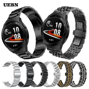 UEBN Clasic de Metal din oțel inoxidabil brățară Pentru Ceas Huawei GT 2e Curea pentru Ceas GT 2 42mm 46mm GT2 Pro Bratara Watchbands