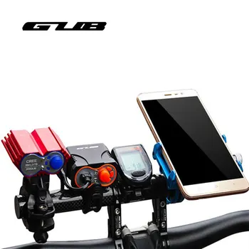 GUB Fibra de Carbon Ghidon Bicicleta Extender Prelungi Monta Lampa CNC Ușor MTB Biciclete Rutier Lanterna Calculator cu Suport pentru Telefon