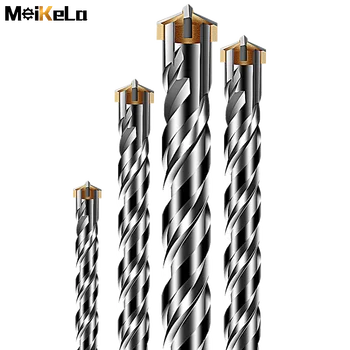 MeiKeLa Electric Hammer Drill Bits 14/16/18/20/mm Cruce de Tip Wolfram Aliaj de Oțel SDS Pătrat Mâner