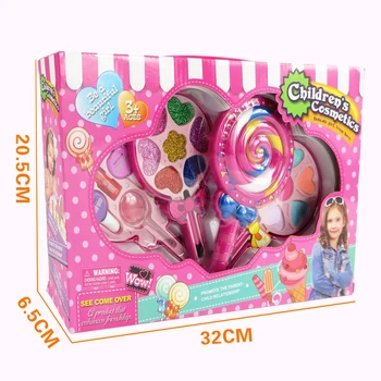 Kid Box Set Machiaj Jucării Lollipop Dressing Cosmetice Fete Jucărie De Plastic, De Siguranță Frumusețea Pretinde Joacă Pentru Copii, Machiaj Fată De Joc Cadou