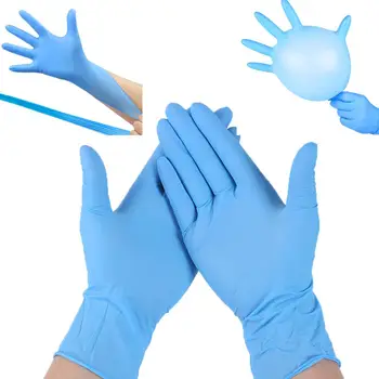 Super tare si Elastic Mănuși de Unică folosință din Latex 50pcs de spălat Vase/Gradina/Munca Mănuși din Nitril Universal Pentru Stânga și Dreapta
