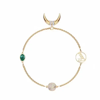 2020 moda bijuterii swa1: 1 rafinat stele, luna de palmier fata zambitoare femeie cataramă magnetică Brățară Farmec serie