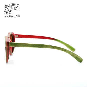 Retro FashionUV de Protecție ochelari de Soare unisex Accesorii de Moda din Lemn de Bambus Polarizat ochelari de Soare,ochelari de soare pentru femei