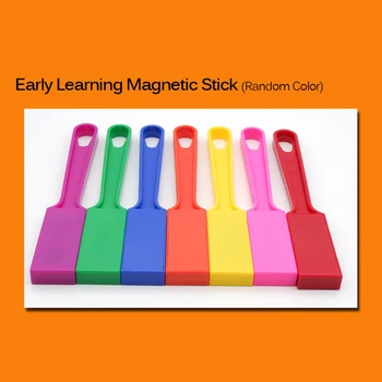 Jucarii educative Magnetice Colorate Chips-uri de Jucărie Jucării de Învățare Magnetic Stick Bagheta Set Cu Culoare Transparent de Numărare DIY Jucărie