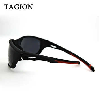 2018 TAGION Bărbați ochelari de Soare Polarizat Ochelari de Sport de Plastic Lentile de Ochelari de Conducere Fără Cutie TG5105