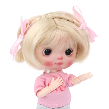 Papusa accesorii de Moda fibre moi Ombre Peruci pentru copil drăguț ob11 papusa 1/8 BJD/SD Păpuși cadou jucărie pentru fete