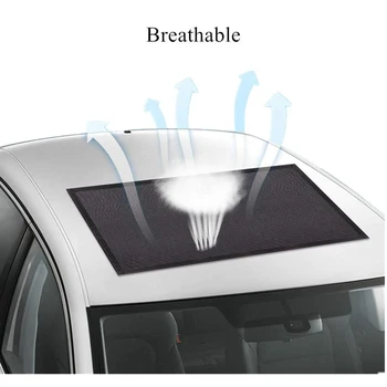 Parasolarului trapei Net Auto Moonroof Plasă de Design Magnetic Instalare Rapidă Soare UV Protectie