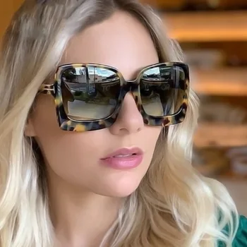 Oferta pătrat ochelari de soare tom ford femei 2020 uv400 înaltă calitate supradimensionate moda nuante pentru femei mari oculos de sol feminino