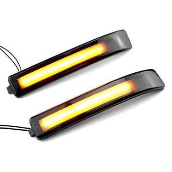 IJDM Amber Full LED Oglinda retrovizoare Lumini de poziție Pentru 2009-14 Ford F150 & 2010-14 SVT Raptor, Înlocuiți OEM Amber Bec-mai Puțin Reflectoare