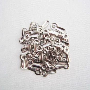 100buc Metal Argintiu, Imagine Foto, Rama Oglinda Turnbutton Rotativ Rotiți Butonul Cu 100 Surub Argintiu-2