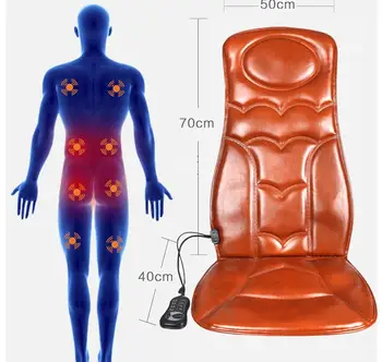 Mașina acasă înapoi masaj perna pentru sprijinindu-se pe Spate masaj cu perne electrice de încălzire a corpului masaj
