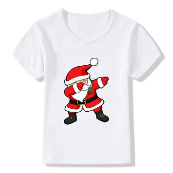 Copii de Craciun Mos craciun Cadou de Imprimare Tricou Copii, Crăciun Fericit Haine tricou Baiat&Fata Crăciun căpriorul Cadou Tricou Copil