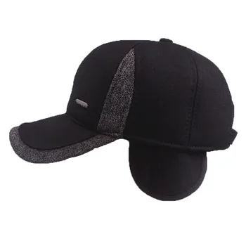Xthree Iarna Barbati Șapcă de Baseball capac de Bumbac Ureche capac Snowcap Snapback Hat Pentru Barbati Sapca de Baseball Os Camionagiu Gorras