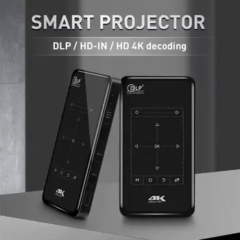 4K, Full HD, Android Proiector Wireless Telefon 1080P Wifi BT4.1 1G/2G 8G/16G/32G Același Ecran Proiector LED Panou Tactil Pentru Teatru