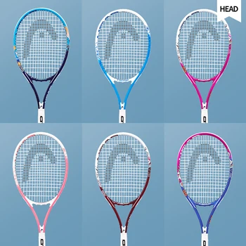 Original Cap Racheta de Tenis Feminin Sharapova raquete de tenis de Carbon, aluminiu, Fibra de Materiale de Top de tenis șir de 8 culori L1 L2
