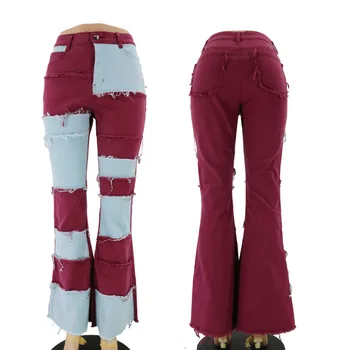 Toamna Iarna Femei Blugi vintage Trendy Gashion Cusaturi cu Talie Înaltă Strâns Hip Corn Sexy Jeans Pentru Femei Pantaloni din Denim 2020