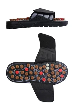 Nou Masaj Pantofi Barbati Vara Papuci de casă Acupoint de asistență Medicală Papuci de Sănătate Rotație Accupressure Picior Papuci pentru Barbati Femei Solide