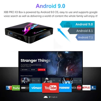 2020 NOU Amlogic S905X3 Android 9.0 TV Box 8K Smart Media Player Max 4GB RAM, 128GB ROM 4Core Dual Wifi Set Top Box 1G/8G YouTube