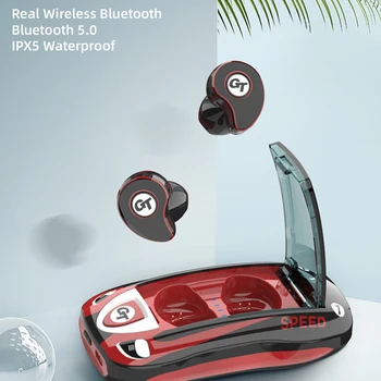 FLUXMOB wireless Bluetooth 5.0 cască mega bass TWS căști HIFI pavilioane cu GT/masina de VITEZA model de caz de încărcare pentru smartphone