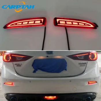 2 BUC LED-uri Lampă de Ceață Spate Pentru Mazda 3 Mazda3 Axela - 2018 a CONDUS Masina Barei de protecție de Lumină de Frână Lumină de Semnalizare Indicator Reflector