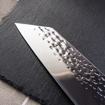 9 inch Japoneză Manual Cuțit de Bucătărie Cleaver Sashimi Kiritsuke Cuțite Mari de Carbon, din Oțel Inoxidabil Cuțit Bucătar-șef 7Cr15 pentru Bucatarie