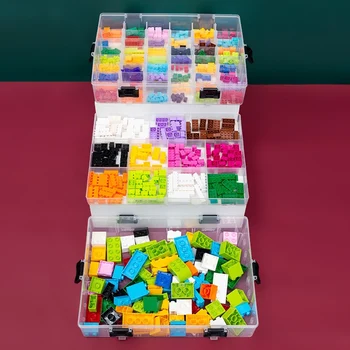 Jucărie Organizator Containere Bloc Cutii De Depozitare Jucarii Pentru Copii Container Cosmetice Bijuterii Instrumente Nail Art Parte Cutie