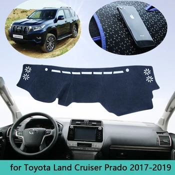 Pentru Toyota Land Cruiser Prado 150 De Serie 2017 2018 2019 Facelift LC150 J150 Mat tabloul de Bord Pad Acoperire Parasolar Dashmat covor Covor